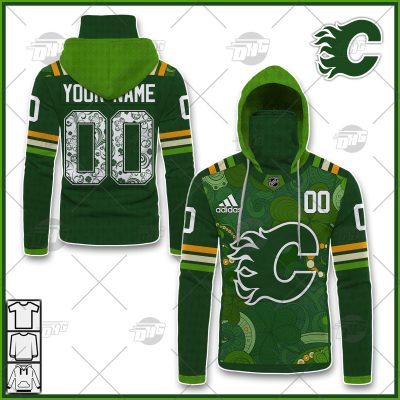 Personalized NHL Calgary Flames Jersey 2022 St. Patrick's Day Hoodie Shirt Long Sleeve| Personalize Your Own New & Retro Sports Jerseys, Hoodies, T Shirts