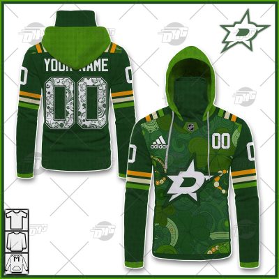 Personalized NHL Dallas Stars Jersey 2022 St. Patrick's Day Hoodie Shirt Long Sleeve| Personalize Your Own New & Retro Sports Jerseys, Hoodies, T Shirts