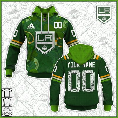 Personalized NHL Los Angeles Kings Jersey 2022 St. Patrick's Day Hoodie Shirt Long Sleeve| Personalize Your Own New & Retro Sports Jerseys, Hoodies, T Shirts