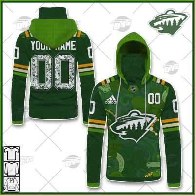 Personalized NHL Minnesota Wild Jersey 2022 St. Patrick's Day Hoodie Shirt Long Sleeve| Personalize Your Own New & Retro Sports Jerseys, Hoodies, T Shirts
