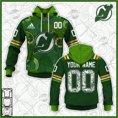 Personalized NHL New Jersey Devils Jersey 2022 St. Patrick's Day Hoodie Shirt Long Sleeve| Personalize Your Own New & Retro Sports Jerseys, Hoodies, T Shirts