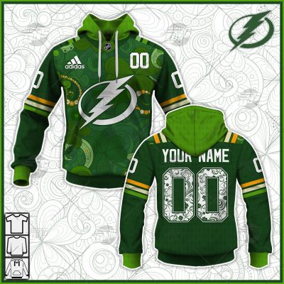 Personalized NHL Tampa Bay Lightning Jersey 2022 St. Patrick's Day Hoodie Shirt Long Sleeve| Personalize Your Own New & Retro Sports Jerseys, Hoodies, T Shirts