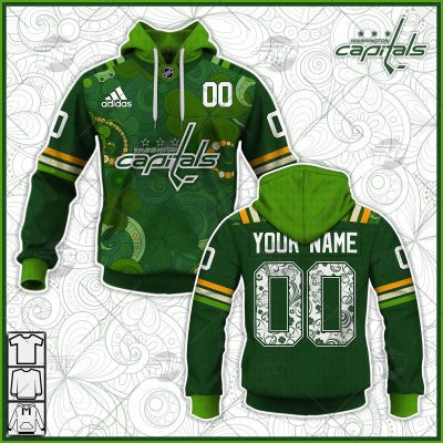 Personalized NHL Washington Capitals Jersey 2022 St. Patrick's Day Hoodie Shirt Long Sleeve| Personalize Your Own New & Retro Sports Jerseys, Hoodies, T Shirts