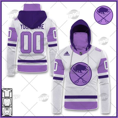 Personalized NHL Jersey Buffalo Sabres White/Purple Hockey Fights Cancer Primegreen Custom Jersey - OldSchoolThings - Personalize Your Own New & Retro Sports Jerseys, Hoodies, T Shirts