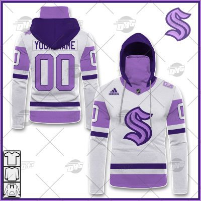 Personalized NHL Jersey Seattle Kraken White/Purple Hockey Fights Cancer Primegreen Custom Jersey - OldSchoolThings - Personalize Your Own New & Retro Sports Jerseys, Hoodies, T Shirts