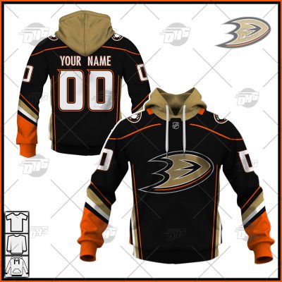 Personalized NHL Men's Anaheim Ducks 2022 Black Home Jersey| Personalize Your Own New & Retro Sports Jerseys, Hoodies, T Shirts