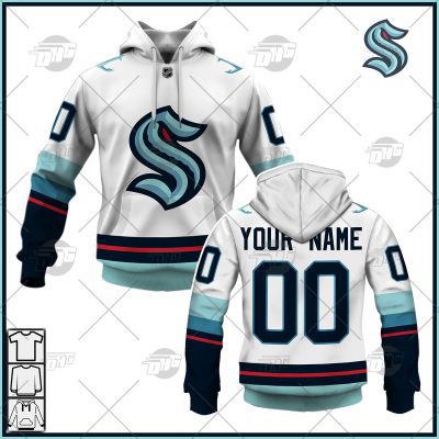 Personalized NHL Men's Seattle Kraken 2022 Fanatics Branded White Away Breakaway Jersey| Personalize Your Own New & Retro Sports Jerseys, Hoodies, T Shirts