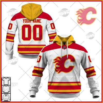 Personalized NHL Men's Calgary Flames 2022 White Away Jersey| Personalize Your Own New & Retro Sports Jerseys, Hoodies, T Shirts