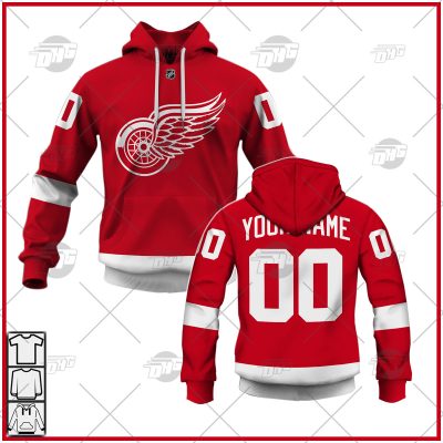 Personalized NHL Men's Detroit Red Wings 2022 Red Home Jersey| Personalize Your Own New & Retro Sports Jerseys, Hoodies, T Shirts