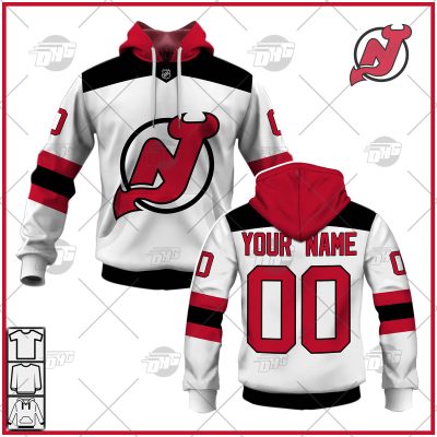 Personalized NHL Men's New Jersey Devils 2022 Fanatics Branded White Away Breakaway Jersey| Personalize Your Own New & Retro Sports Jerseys, Hoodies, T Shirts