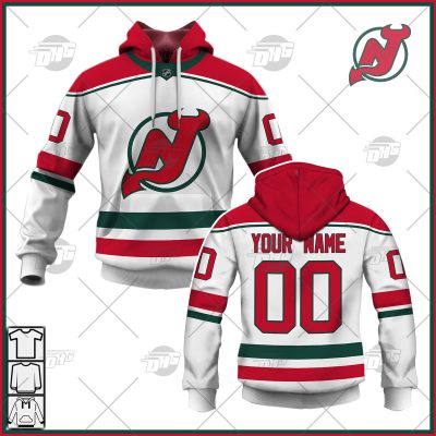 Personalized NHL Men's New Jersey Devils Fanatics Branded White Alternate Breakaway Player Jersey| Personalize Your Own New & Retro Sports Jerseys, Hoodies, T Shirts