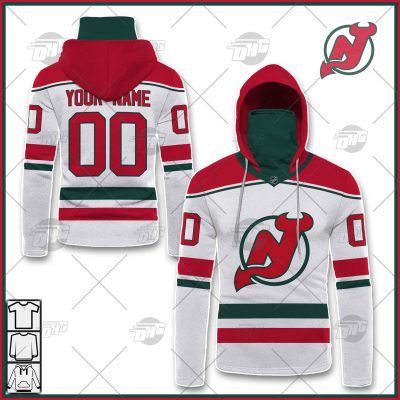 Personalized NHL Men's New Jersey Devils Fanatics Branded White Alternate Breakaway Player Jersey| Personalize Your Own New & Retro Sports Jerseys, Hoodies, T Shirts