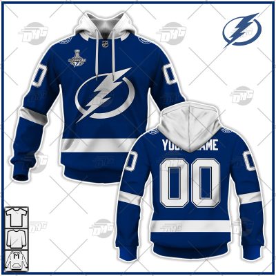 Personalized NHL Men's Tampa Bay Lightning Fanatics Branded Blue 2022 Stanley Cup Champions Home Breakaway Jersey| Personalize Your Own New & Retro Sports Jerseys, Hoodies, T Shirts