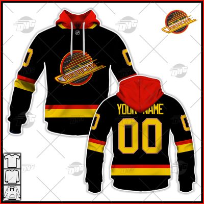 Personalized NHL Men's Vancouver Canucks Black Alternate Primegreen Pro Player Jersey| Personalize Your Own New & Retro Sports Jerseys, Hoodies, T Shirts