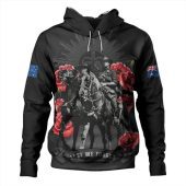 Australia Hoodie Anzac Lest We Forget Light Horse Design