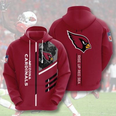 NFL Arizona Cardinals Rise Up Red Sea Pullover Hoodie