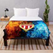 As Monaco Blue Flame And Orange Fleece Blanket.jpg - demo10