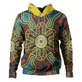 Australia Aboriginal Hoodie - Aboriginal Dot Art Color Inspired Hoodie