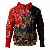 Australia Hoodie Aboriginal Dot Art In My Heart