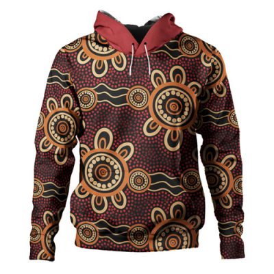 Australia Aboriginal Hoodie - Dot Painting Art Hoodie