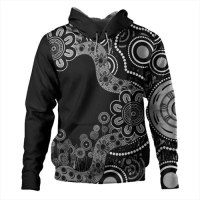 Australia Hoodie Aboriginal Indigenous Dot Painting