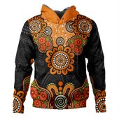 Australia Hoodie Aboriginal Indigenous Dot Style Design Cuture