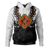 Australia Hoodie Aboriginal Inspired Symbol Pattern