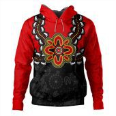 Australia Hoodie Aboriginal Inspired Symbol Pattern