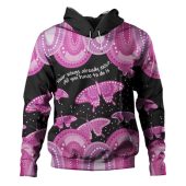 Australia Hoodie - Aboriginal Pink Butterflies Art Inspired