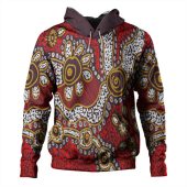 Australia Aboriginal Hoodie - Aboriginal Contemporary Dot Painting Inspired Hoodie
