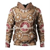 Australia Aboriginal Hoodie - Aboriginal Dot Art Style Painting Inspired Hoodie