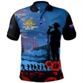 Australia Polo Shirt Sailing Into History The ANZAC Spirit