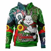 South Sydney Rabbitohs Custom Hoodie - Rabbitohs Bunnies Naidoc Week For Our Elders With Dot Bunnies Sport Style Hoodie