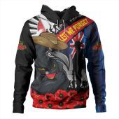 Adelaide Crows Hoodie Anzac Day Honor United In Spirit