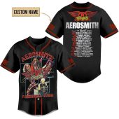 Aerosmith Custom Name Farewell Tour 2023 Baseball Jersey