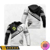 Angers SCO Ligue 1 Black White Pullover Hoodie