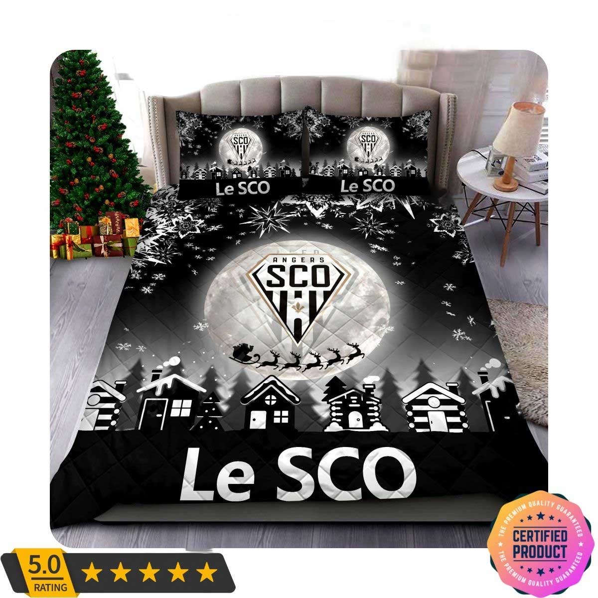 Angers SCO Logo Xmas Bedding Set Angers SCO Logo Xmas Bedding Set