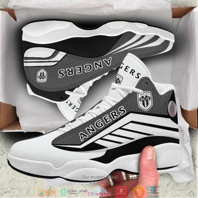 Angers SCO White Black Air Jordan 13 Shoes