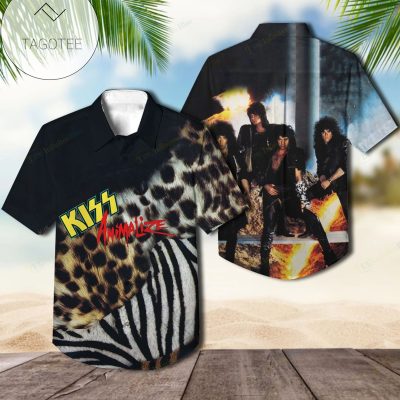 Kiss Animalize Studio Album Hawaiian Shirt