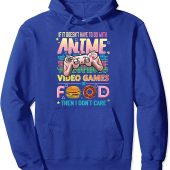 Anime Lover - Anime Video Games Food Pullover Hoodie