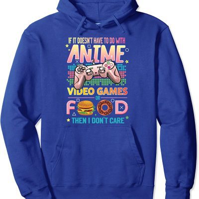 Anime Lover - Anime Video Games Food Pullover Hoodie
