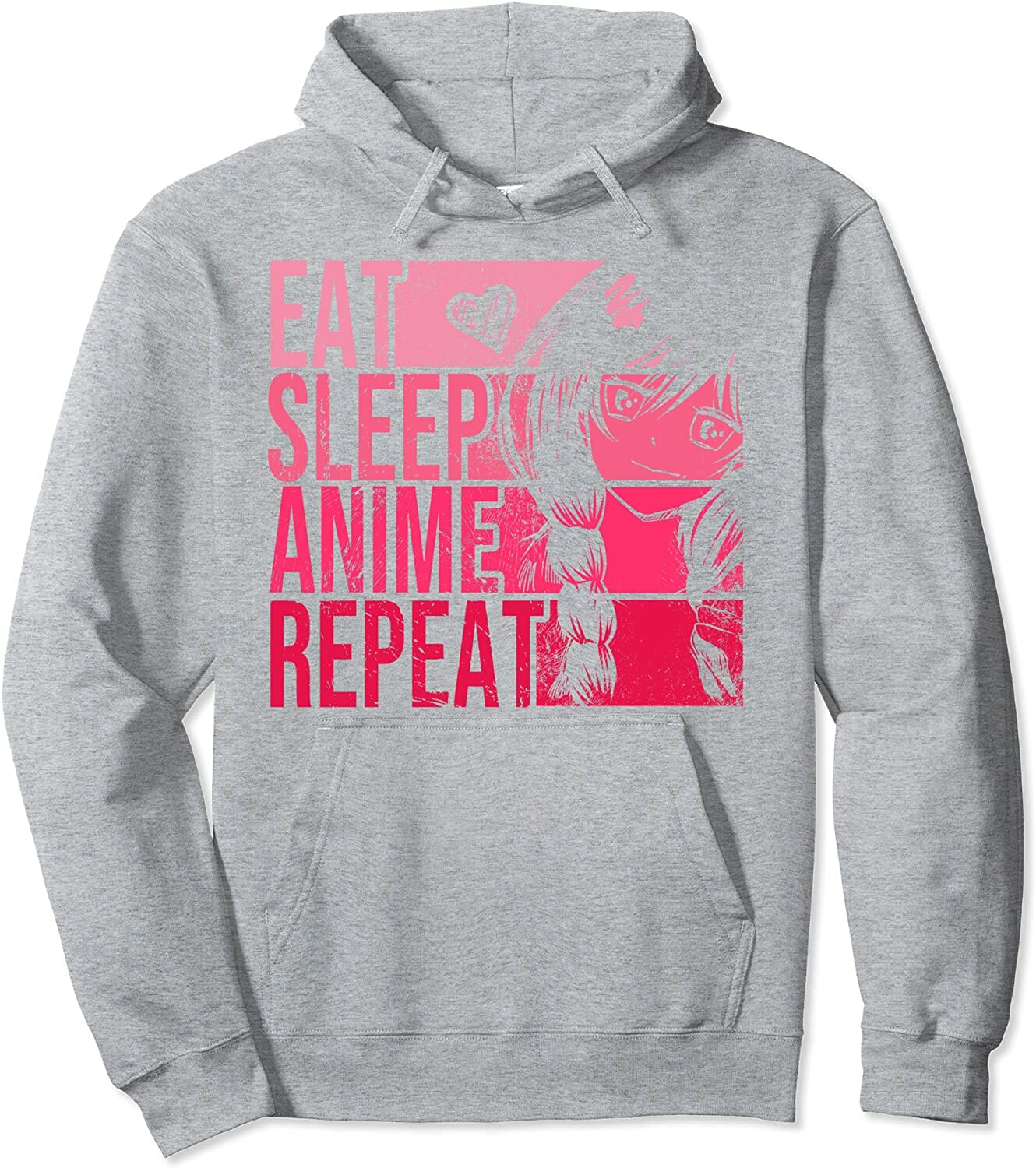 Anime Lover - Eat Sleep Anime Repeat Pullover Hoodie Anime Lover - Eat Sleep Anime Repeat Pullover Hoodie