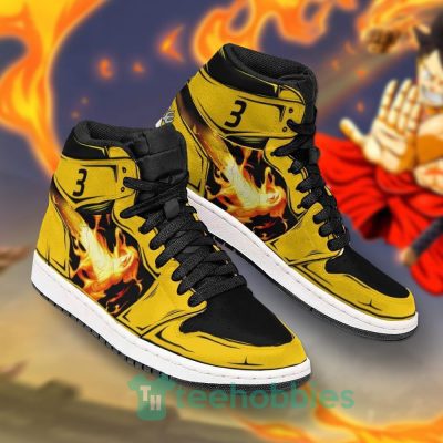 Anime Lover - Flaming Air Jordan 1 High Sneakers