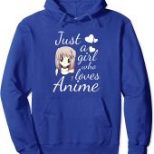 Anime Lover - Just a Girl Who Loves Anime Pullover Hoodie