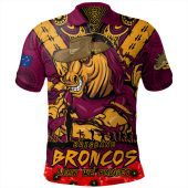 Brisbane Broncos Polo Shirt Ripped Legacy Of The Game The ANZAC Spirit Lives On