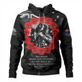 Australia Hoodie Anzac Day Lest We Forget Battlefields Remembered