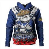 Canterbury-Bankstown Bulldogs Hoodie Ripped Legacy Of The Game The ANZAC Spirit Lives On