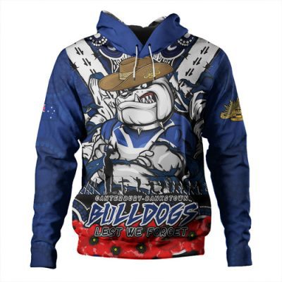 Canterbury-Bankstown Bulldogs Hoodie Ripped Legacy Of The Game The ANZAC Spirit Lives On