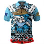 Cronulla-Sutherland Sharks Polo Shirt Ripped Legacy Of The Game The ANZAC Spirit Lives On