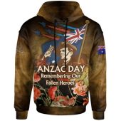 Anzac Day Hoodie - Custom Remembering Our Fallen Heroes Hoodie